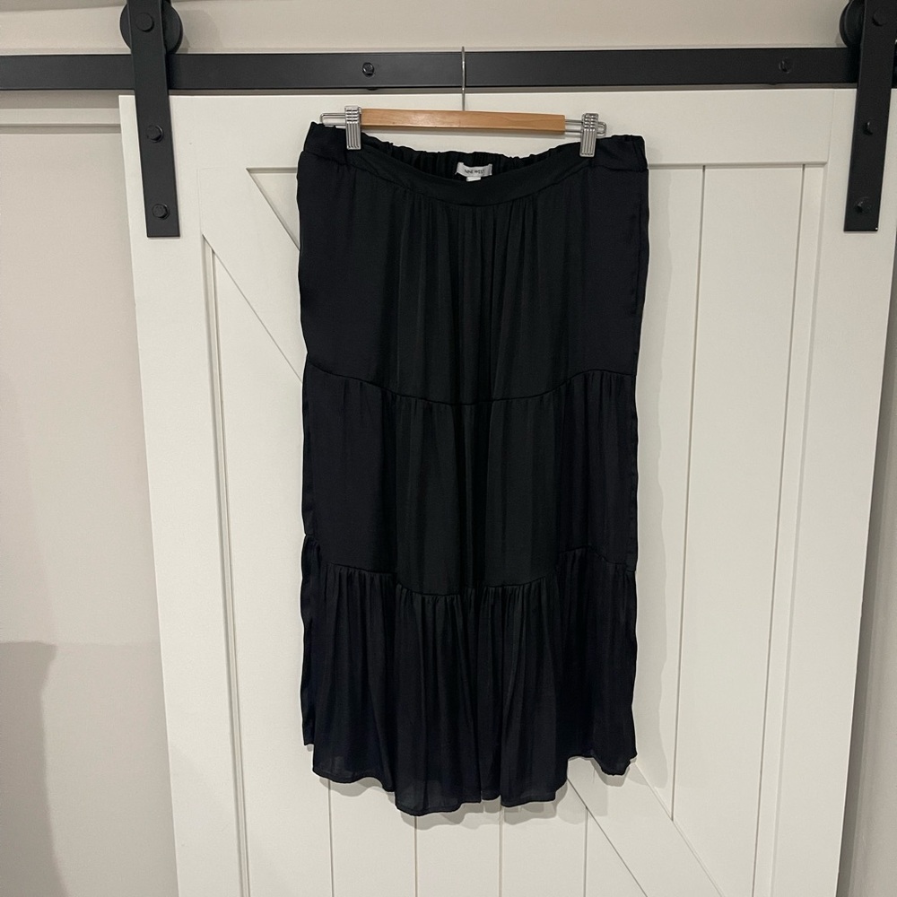 Nine West Black Maxi Skirt